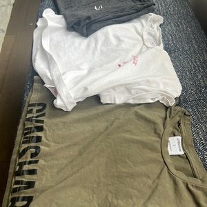 Variety of tops gymshark